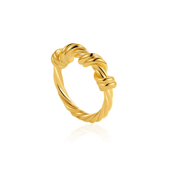 Wholesale Ring Copper Geometric Light Luxury Style Electroplating