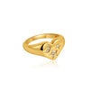 Wholesale Ring Copper Geometric Light Luxury Style Electroplating