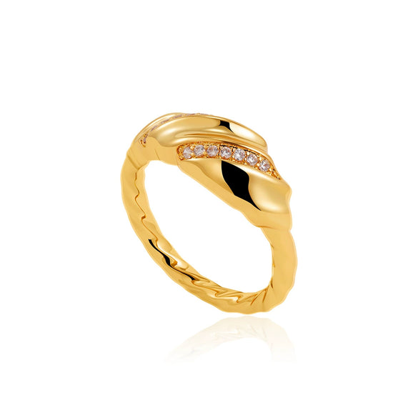 Wholesale Ring Copper Geometric Light Luxury Style Electroplating