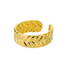 Wholesale Ring Copper Geometric Minimalist Style Set With Gold Unisex Opening Ring
