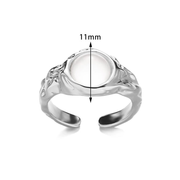 Wholesale Ring Copper Geometric Retro Hip Hop Electroplating For Women