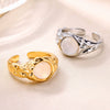 Wholesale Ring Copper Geometric Retro Hip Hop Electroplating For Women
