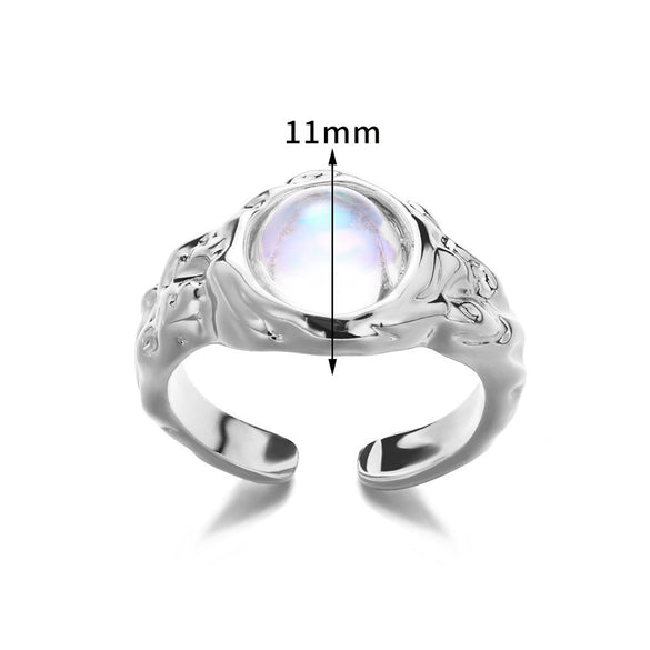 Wholesale Ring Copper Geometric Retro Hip Hop Electroplating For Women