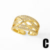 Wholesale Ring Copper Geometric Style Electroplating For Women