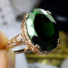 Wholesale Ring Copper Geometric Style Inlaid Zircon Women's