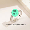Wholesale Ring Copper Inlaid Rhinestone Geometric Bow Wave Animal Zodiac Butterfly Snake Style