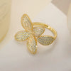 Wholesale Ring Copper Plated 18K Gold Geometric Style Women's Niche Highend Allmatch Ring