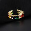 Wholesale Ring Copper Real Gold Plated Geometric Fashion Light Luxury Unisex
