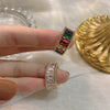 Wholesale Ring Copper Real Gold Plated Geometric Fashion Light Luxury Unisex