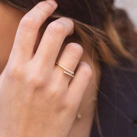 Wholesale Ring Copper Retro Geometric Style Electroplated
