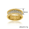 Wholesale Ring Copper Zircon Geometric Fashion Minimalist Female Ring
