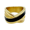 Wholesale Ring French Retro Style Cross Stainless Steel Electroplated