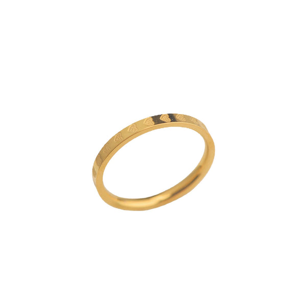 Wholesale Ring Metal Geometric Animal Zodiac 18K Gold Plated Jewelry