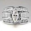 Wholesale Ring Metal Geometric Electroplating Inlaid Zircon Women's Engagement Jewelry