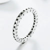 Wholesale Ring S925 Silver Hollow Heart Retro Distressed Design For Women