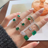 Wholesale Ring S925 Sterling Silver Geometric British Retro Light Luxury Electroplated
