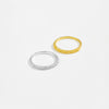 Wholesale Ring S925 Sterling Silver Geometric Design Zircon Electroplated Platinum 18K Gold