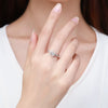 Wholesale Ring S925 Sterling Silver Geometric Diamond Light Luxury For Women