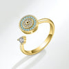 Wholesale Ring S925 Sterling Silver Geometric Electroplating Creative Opening Adjustable Ring For Men And Women