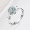 Wholesale Ring S925 Sterling Silver Geometric Electroplating Creative Opening Adjustable Ring For Men And Women