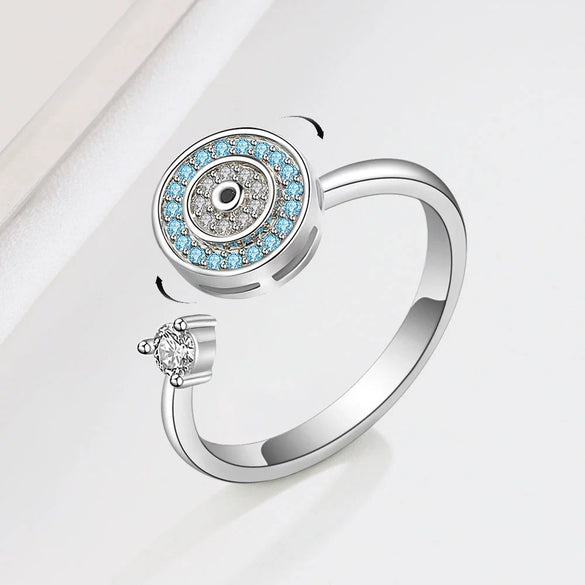 Wholesale Ring S925 Sterling Silver Geometric Electroplating Creative Opening Adjustable Ring For Men And Women