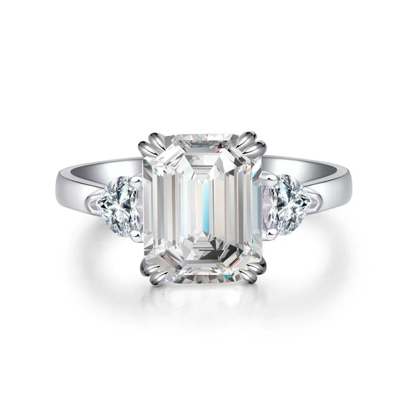 Wholesale Ring S925 Sterling Silver Geometric Fashion Electroplated For Women