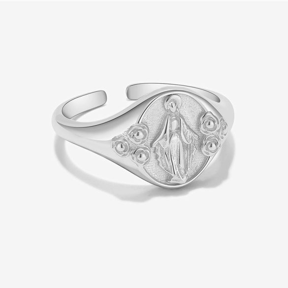 Wholesale Ring S925 Sterling Silver Geometric Style Electroplated