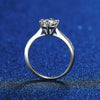 Wholesale Ring S925 Sterling Silver Geometric The Crown Micro Inlay Moissanite For Women