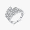 Wholesale Ring S925 Sterling Silver Geometric Wave Style