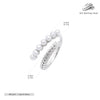 Wholesale Ring S925 Sterling Silver Pearl Wheat Floral Retro Style Electroplated