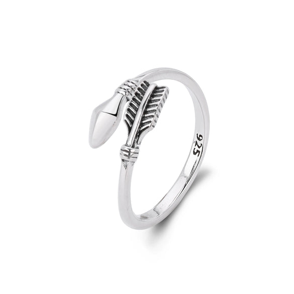 Wholesale Ring S925 Sterling Silver Retro Geometric Electroplating Unisex And Women's