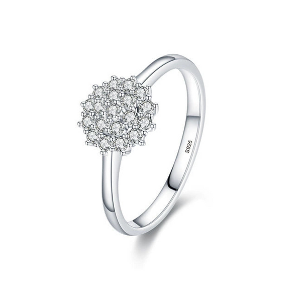 Wholesale Ring 925 Silver Geometric Design Jewelry For Women