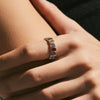 Wholesale Ring 925 Silver Geometric Style Set With Diamonds For Women