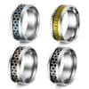 Wholesale Ring Stainless Steel Cut Out Sixpointed Star Fivepointed Star Dripping Oil Unisex Retro Simple Accessories