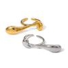 Wholesale Ring Stainless Steel Drop Shape Electroplated Luxury Style