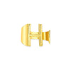 Wholesale Ring Stainless Steel English Letter Retro Ins Style Electroplated