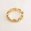 Wholesale Ring Stainless Steel Geometric Animal Zodiac Electroplated Simple Allmatch Light Luxury Style
