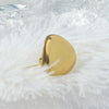 Wholesale Ring Stainless Steel Geometric Drop Shape Retro Electroplated For Women