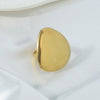 Wholesale Ring Stainless Steel Geometric Drop Shape Retro Electroplated For Women