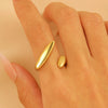 Wholesale Ring Stainless Steel Geometric Electroplated Jewelry For Women
