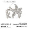 Wholesale Ring Stainless Steel Geometric Electroplated Jewelry