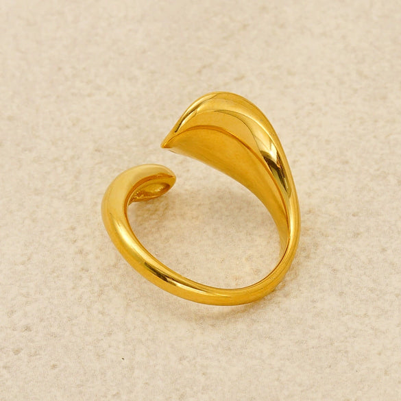 Wholesale Ring Stainless Steel Geometric Electroplated Unisex