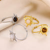 Wholesale Ring Stainless Steel Geometric Electroplated