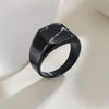 Wholesale Ring Stainless Steel Geometric Electroplating Unisex
