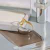 Wholesale Ring Stainless Steel Geometric Electroplating Water Drop Design