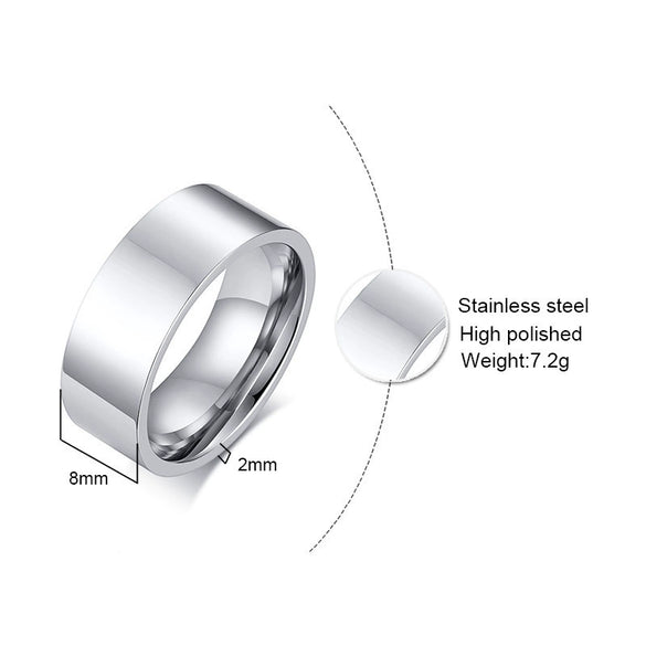 Wholesale Ring Stainless Steel Geometric Fashion Unisex