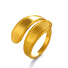 Wholesale Ring Stainless Steel Geometric Joker Opening Retro Style Electroplated For Women