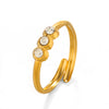 Wholesale Ring Stainless Steel Geometric 18K Gold Plated For Women