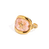 Wholesale Ring Stainless Steel Geometric Ocean Holiday Style Electroplated
