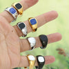 Wholesale Ring Stainless Steel Geometric Polish Style For Women And Unisex